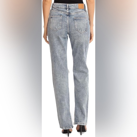 Avec Les Filles Split Hem Jeans - Picture 2 of 2